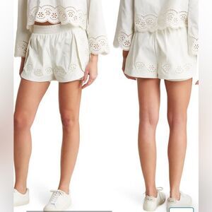SWEATY BETTY Broderie Anglaise Shorts